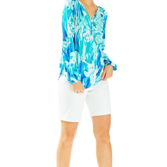 Lilly Pulitzer LILIAS TUNIC TOP SIZE M - Picture 3 of 12